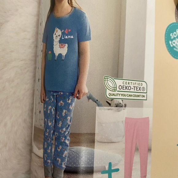 Lily & Dan  Toddler 3 piece pajama set Size XS - Picture 2 of 6